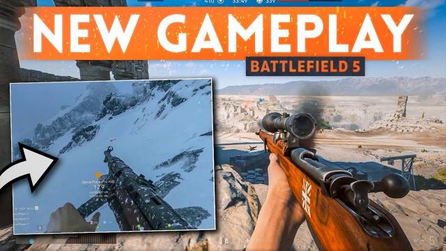 NEW SMALL GAMEPLAY CLIPS! - Battlefield 5 Map Info (Hamada, Twisted Steel & Fjell 652)