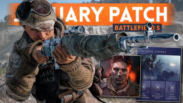 JANUARY PATCH UPDATE EARLY DETAILS! - Battlefield 5 Lightning Strikes (Kill Cam, Co-op & New Weapons