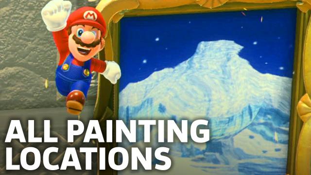 Super Mario Odyssey - All Painting Locations