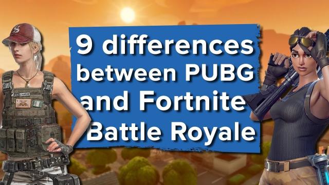 9 big differences between Fortnite Battle Royale and PUBG