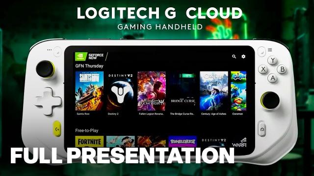 Logitech G Cloud Gaming Handheld Reveal Full Presentation | Logi Play 2022