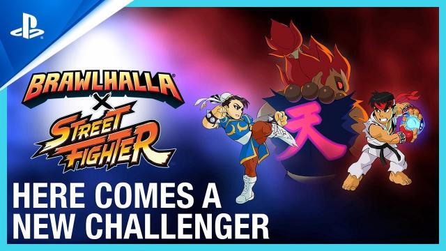 Brawlhalla - Street Fighter Crossover Trailer | PS4