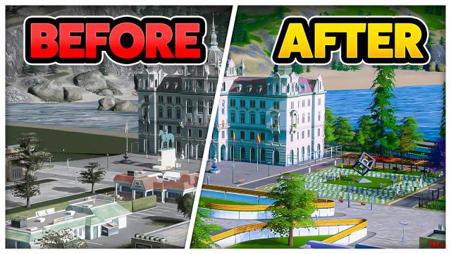 This TRANSFORMED my City Center! — Cities: Skylines - Plazas & Promenades (#3)