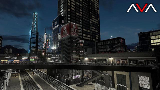 HUGE Elevated Walkway - Cities: Skylines - AVALON [31]