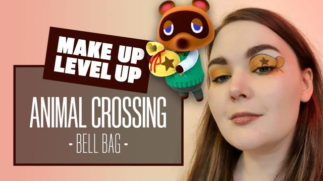 Bell Bag Cute Summer Makeup Look! [ANIMAL CROSSING MAKEUP] - Make Up Level Up
