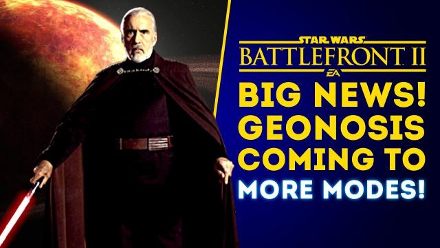 BIG NEWS! Geonosis Confirmed for More Modes! Count Dooku Update! - Star Wars Battlefront 2