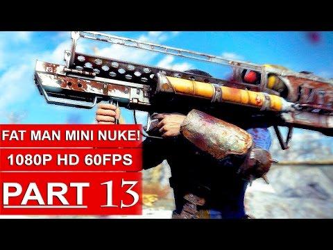 Fallout 4 Gameplay Walkthrough Part 13 [1080p 60FPS PC ULTRA Settings] Fat Man Mini Nuke!