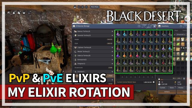 My Elixir Set Up for PvE and PvP Guide 2023 | Black Desert