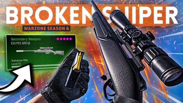 NEW SP-R 208 Sniper is COMPLETELY BROKEN in Warzone Season 6!