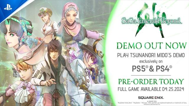 SaGa Emerald Beyond - Demo Trailer | PS5 & PS4 Games