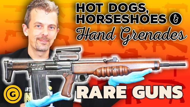 Firearms Expert Reacts To RARE Hot Dogs, Horseshoes and Hand Grenades Guns