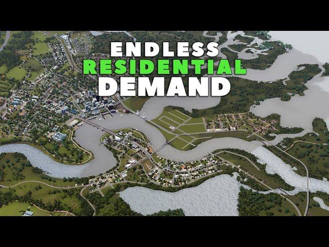 Endless Residential Demand | Cities Skylines: Mile Bay 12