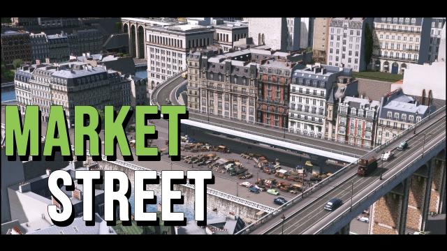 Cities Skylines Athalassya [12] Market Street