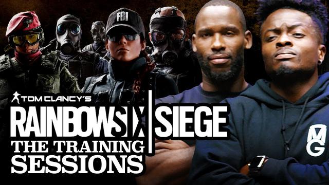 Rainbow Six Siege Training: NFL Stars Marquise Goodwin & Pierre Garcon Learn How To Play | Part 1