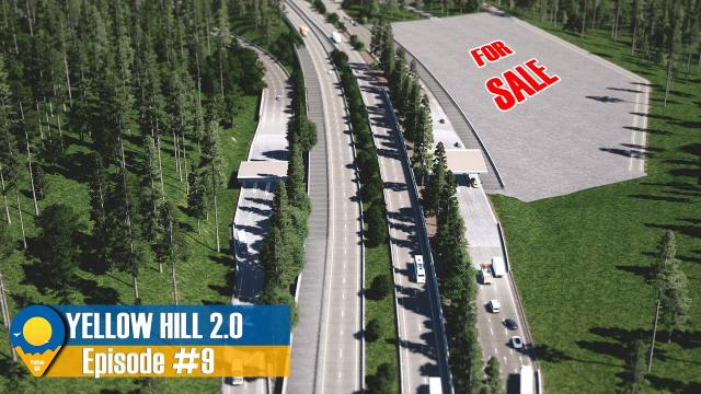Cities Skylines Yellow Hill 2 - Toll Booths on Highway A2 and the new Market in Ternat | EP.9 | Y:6