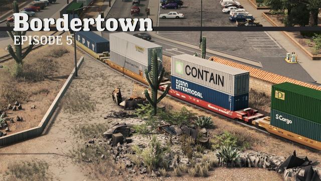 Cities Skylines: Train Crossing - Bordertown - EP5 -