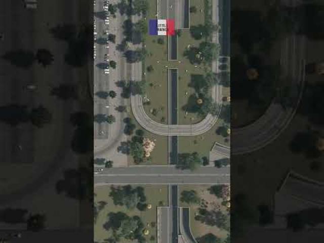 Little France #shorts #littlefrance #aerialview #france c#citiesskylines