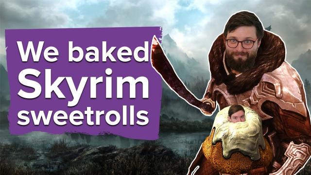 We baked Skyrim Sweetrolls (finally)