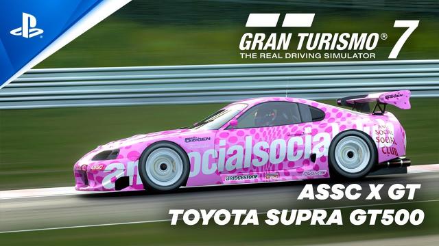 Gran Turismo 7 - ASSC x GT Toyota Supra GT500 Sound ON | PS5, PS4