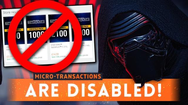 ► EA *DISABLES* MICROTRANSACTIONS: No More Pay 2 Win! - Star Wars Battlefront 2