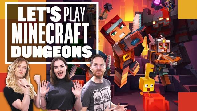 Let's Play Minecraft Dungeons - WELCOME TO THE DUNGEON!