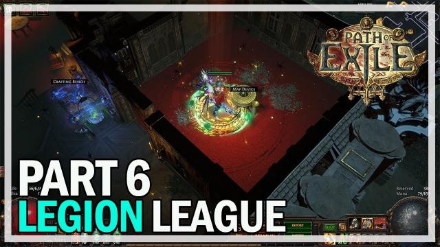 Path of Exile - Cyclone Legion League Part 6 - Mapping to 95