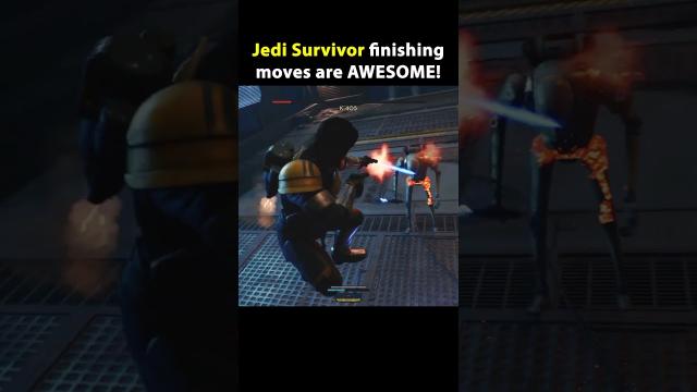 Star Wars Jedi Survivor finishing moves are AWESOME!