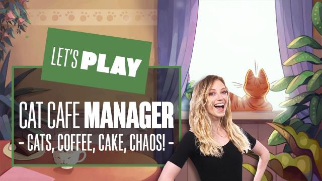Let's Play Cat Cafe Manager - WELCOME TO BEANS & BEANS! CAT CAFE MANAGER NINTENDO SWITCH GAMEPLAY