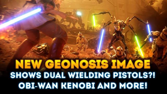 NEW GEONOSIS IMAGE Shows Dual Wielding Pistols?! Obi-Wan Kenobi! - Star Wars Battlefront 2