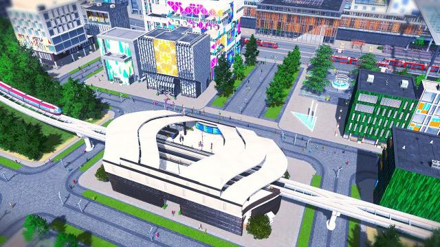 This is a PERFECT Transit Hub in Cities Skylines!