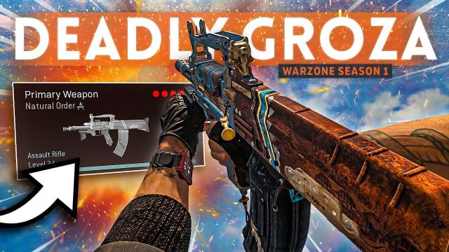 I think this WARZONE GROZA Loadout could be TOP TIER! (Best Class Setup)