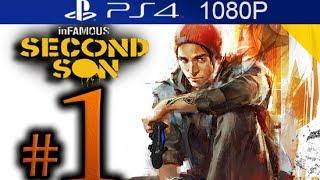 Infamous Second Son Walkthrough Part 1 [1080p HD PS4] - First 40 Minutes! - No Commentary