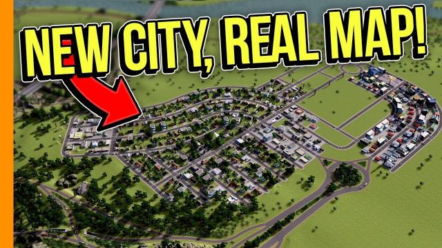 NEW CITY, REAL MAP // Cities: Skylines Campus - Part 1