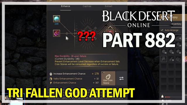 Black Desert Online - Let's Play Part 882 - TRI Fallen God Attempt