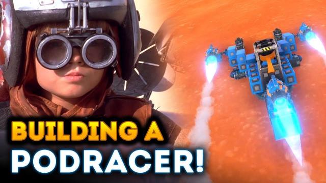 Building Our Own Star Wars Podracer! PODRACER BUILD CHALLENGE! - Trailmakers Gameplay