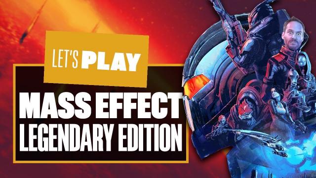 Let's Play Mass Effect Legendary Edition PS5 Gameplay - CHECKING OUT THE FIRST HOUR OF EACH GAME!