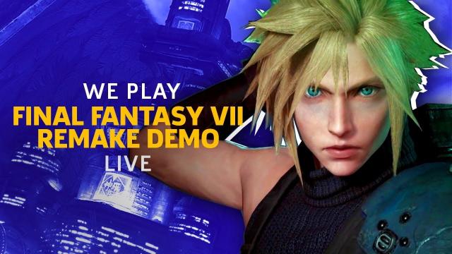 You Can Now Play The Final Fantasy VII Remake Demo On PS4!