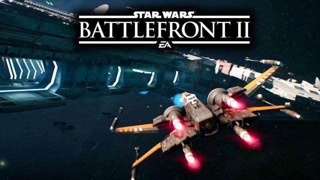 Star Wars Battlefront 2 - New Gameplay! Poe Dameron's Ship! The Black One Walkthrough!