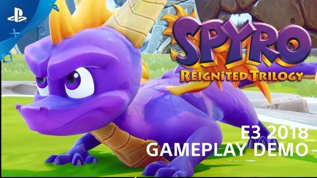 Spyro Reignited Trilogy - PS4 Gameplay Demo | PlayStation Live from E3