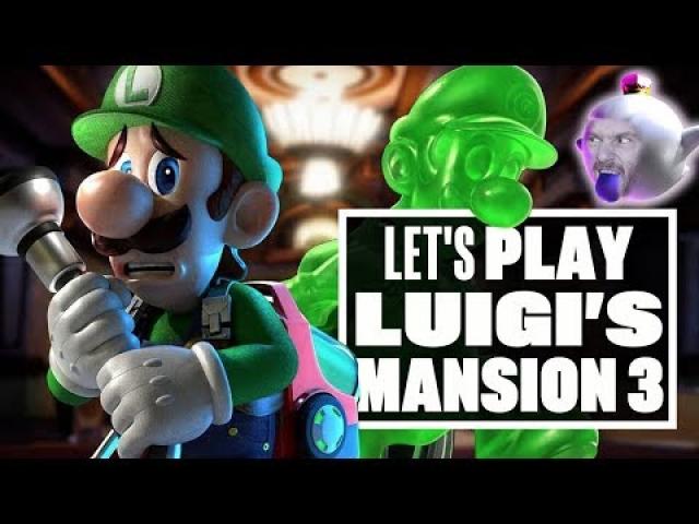 Let's Play Luigi's Mansion 3 - IAN'S GOO-ING GHOST HUNTING!