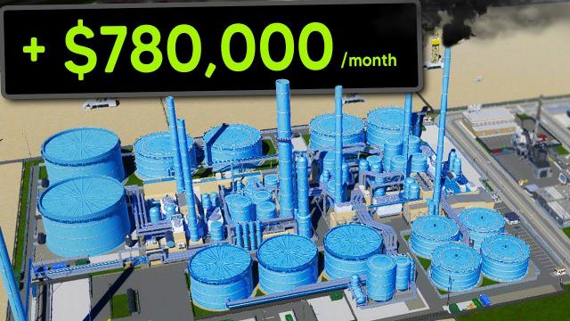 Making $780,000 a MONTH Exploiting Oil in Cities Skylines 2
