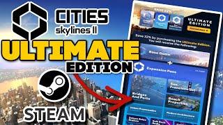 EVERY ULTIMATE PRE-ORDER ASSET - Cities Skylines 2 - STEAM PAGE