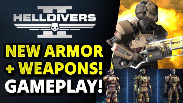 Helldivers 2 - New Weapons and Armor Gameplay! Warbond Cutting Edge Trailer!