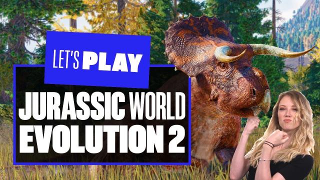Let's Play Jurassic World Evolution 2 PC Gameplay: HOLD ON TO YOUR BUTTS!