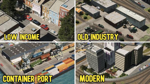Building 4 Distinct High-Detail Areas (and an important viewer vote!) in Cities Skylines!