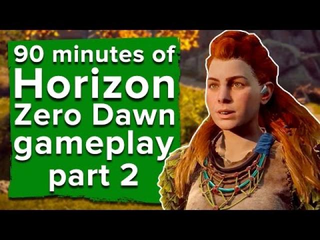 90 minutes of Horizon Zero Dawn gameplay part 2 - Live stream