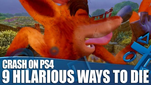 Crash Bandicoot N. Sane Trilogy - 9 Hilarious Ways To Die in Crash on PS4