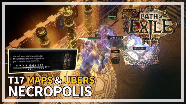 Path of Exile Necropolis - T17 Maps & Uber Bosses BAMA - My end of league showcase | PoE 3.24