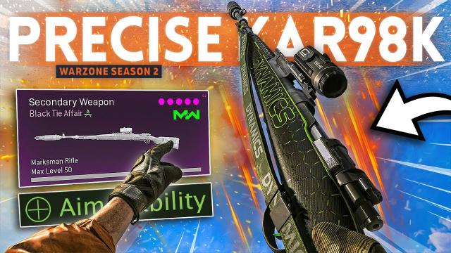 This is the MOST PRECISE Kar98k Class Setup in Warzone... it's DEADLY Accurate!