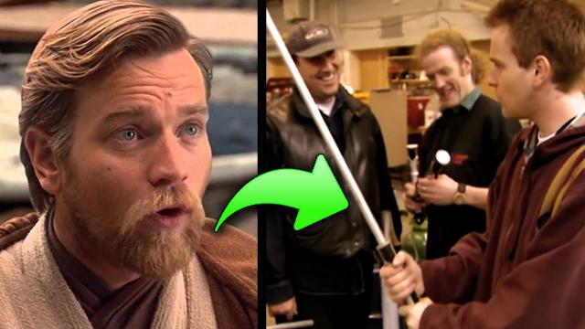Ewan McCregror describes wielding his lightsaber for the first time as Obi-Wan Kenobi